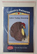 Calico Turkey Doorstop Ozark Crafts Country Patterns Pattern #103 - $9.89