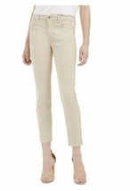 JEN7 by 7 For All Mankind Women&#39;s Ankle Skinny Jeans Beige Gold Seam Size 14 NEW - £18.98 GBP