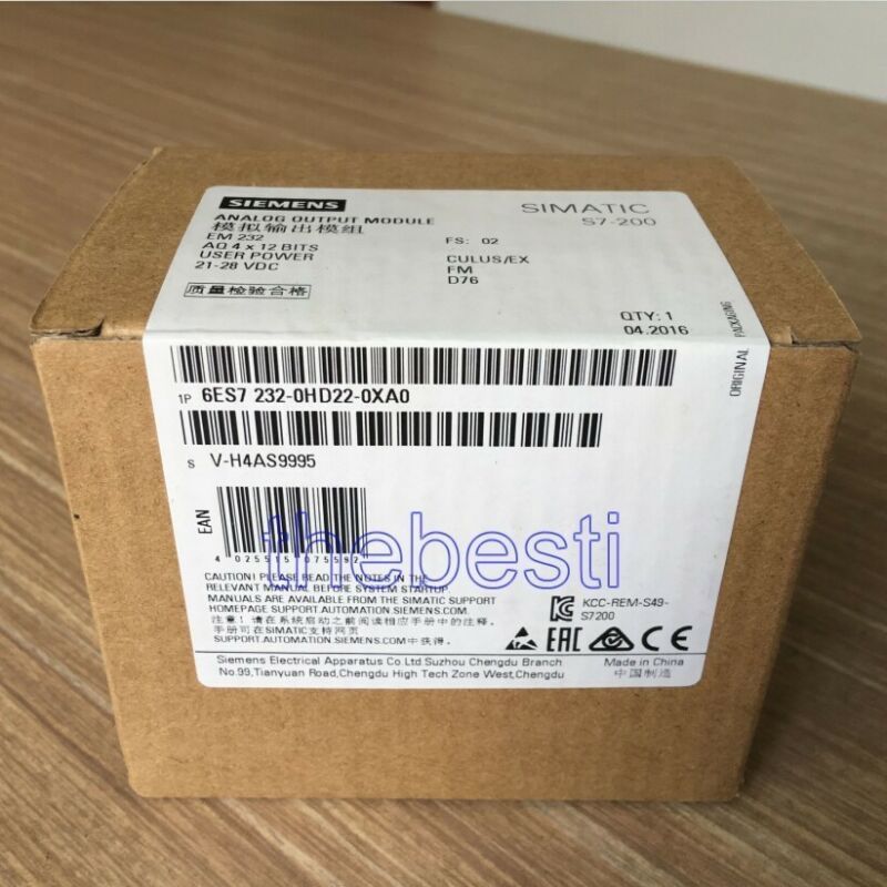 1 PC New Siemens 6ES7 232-0HD22-0XA0 6ES7232-0HD22-0XA0 Output Module In... - $209.50