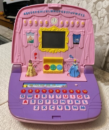 LeapFrog DISNEY PRINCESS Laptop - Enchanting Games &amp; Sing-Along Songs, W... - $54.45