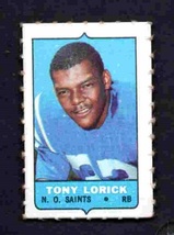 New Orleans Saints Tony Lorick 1969 Topps 4 in 1 Football Stamp ! - £1.38 GBP