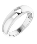 Sterling Silver Pierced Heart Ring - $82.00