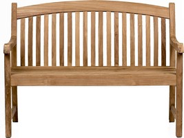 Amazonia Newcastle Patio Bench | Made of Real Teak | Ideal for Outdoors and - £386.04 GBP