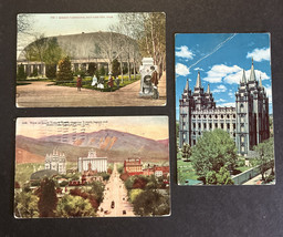 Lot Of 3 Vintage Postcards- Early 1900s - Utah - £4.28 GBP