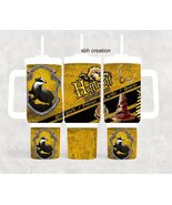 40oz Hufflepuff Harry Potter Stanley Quencher style Tumbler - $39.60