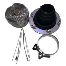 Hot Tent Stove Jack Chimney Fireproof Protection Rings for Yurt Wood Burner - $38.70