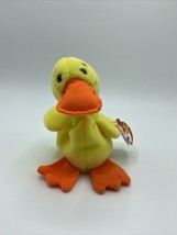 TY Original Beanie Baby QUACKERS The Duck 6” Plush Stuffed Animal Toy 1994 - £6.14 GBP