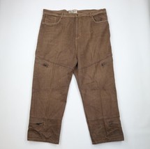 Vintage 90s Streetwear Mens 48x34 Faded Baggy Fit Wide Leg Cargo Jeans B... - £62.28 GBP