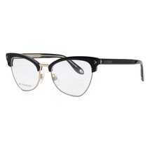 Givenchy 0064 807 Black Gold Women’s Cat Eye Eyeglasses 51-17-145 - £63.30 GBP