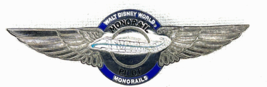 Disney 2000 WDW Monorail Pilot Wings Cast Pin#1036 - £171.18 GBP