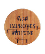 AGED ROUND WINE WALL RACK - $1,114.14 MXN