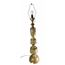 James Mont Brass MCM Lamp 42 Inch Asian Style Vintage Hollywood Regency - £84.67 GBP