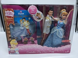 Cinderella Big Dance Party - Cinderella and Prince Charming Doll &amp; Book Playset - £44.14 GBP
