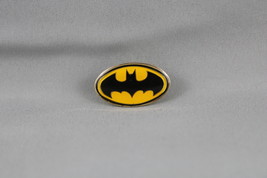 Vintage Batman Pin - Offical Logo in Black and Yellow - Celluloid Pin  - $15.00