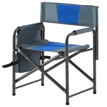 1-Piece Padded Folding Outdoor Chair - Blue/Grey - £78.32 GBP