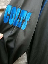  NFL Indianapolis Colts Jacket Sz LTall Black BIG &amp; TALL Dri-Tec Full-Zi... - $74.24