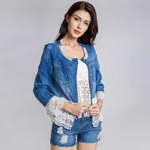 Women Short Denim Jacket - £23.21 GBP