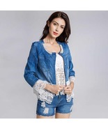 Women Short Denim Jacket - $30.00