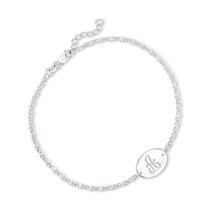 Ross-Simons Sterling Silver Personalized Anklet - £201.10 GBP