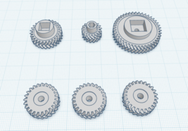 Replacement Roomba 500 Drive Gear Sprockets Like Abs Resin high quality - $24.07
