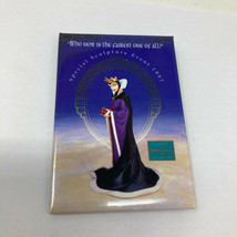 WDCC Disney Snow White Evil Queen Special Sculpture Event 1997 Button Pin VTG - £6.04 GBP