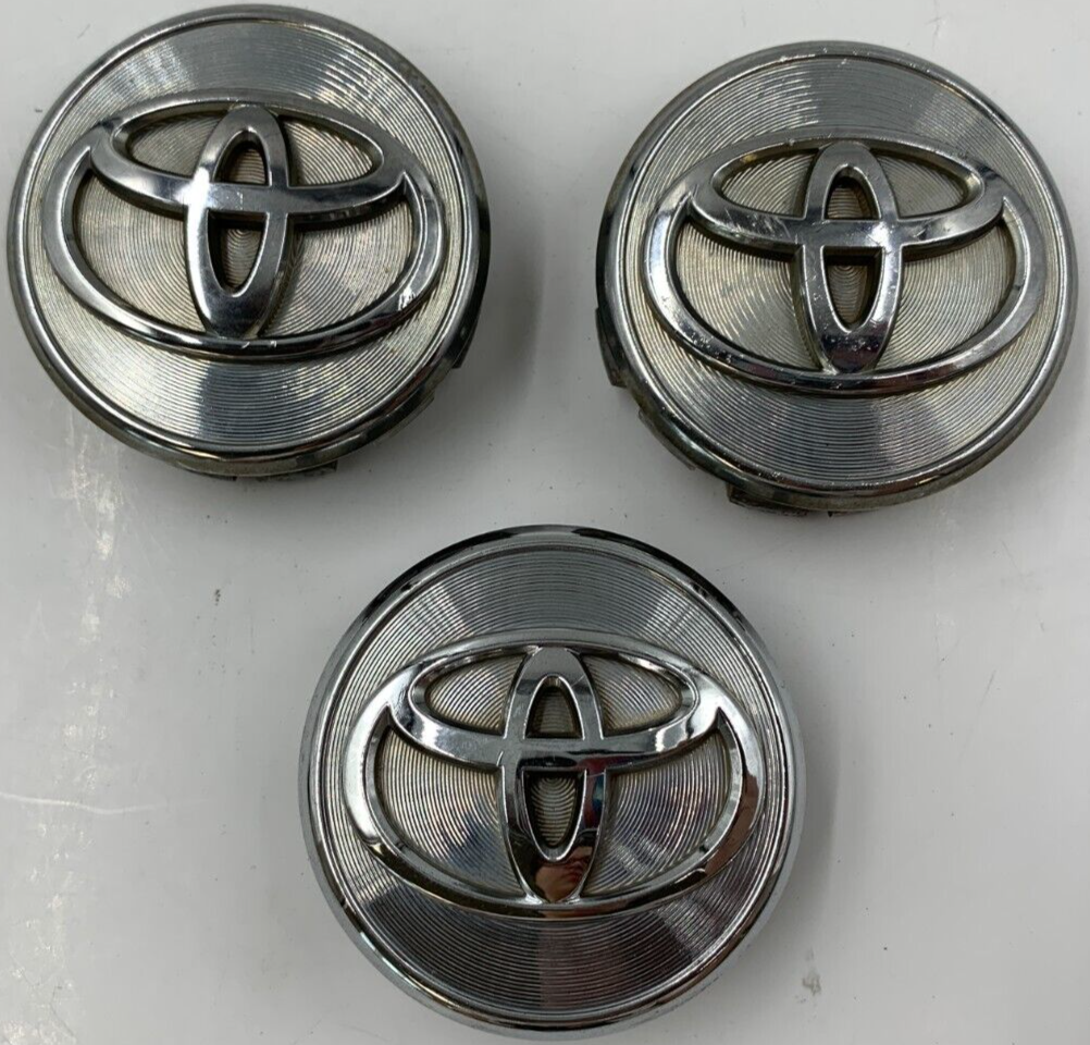 Toyota Rim Wheel Center Cap Set Silver OEM H01B27063 - $80.99