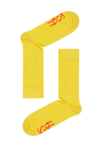 Happy Socks Solid Yellow design UK Size 7.5-11.5 - £14.84 GBP