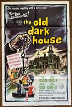 *William Castle&#39;s THE OLD DARK HOUSE (1963) Hammer Films Co-Production 1-Sheet - £119.90 GBP