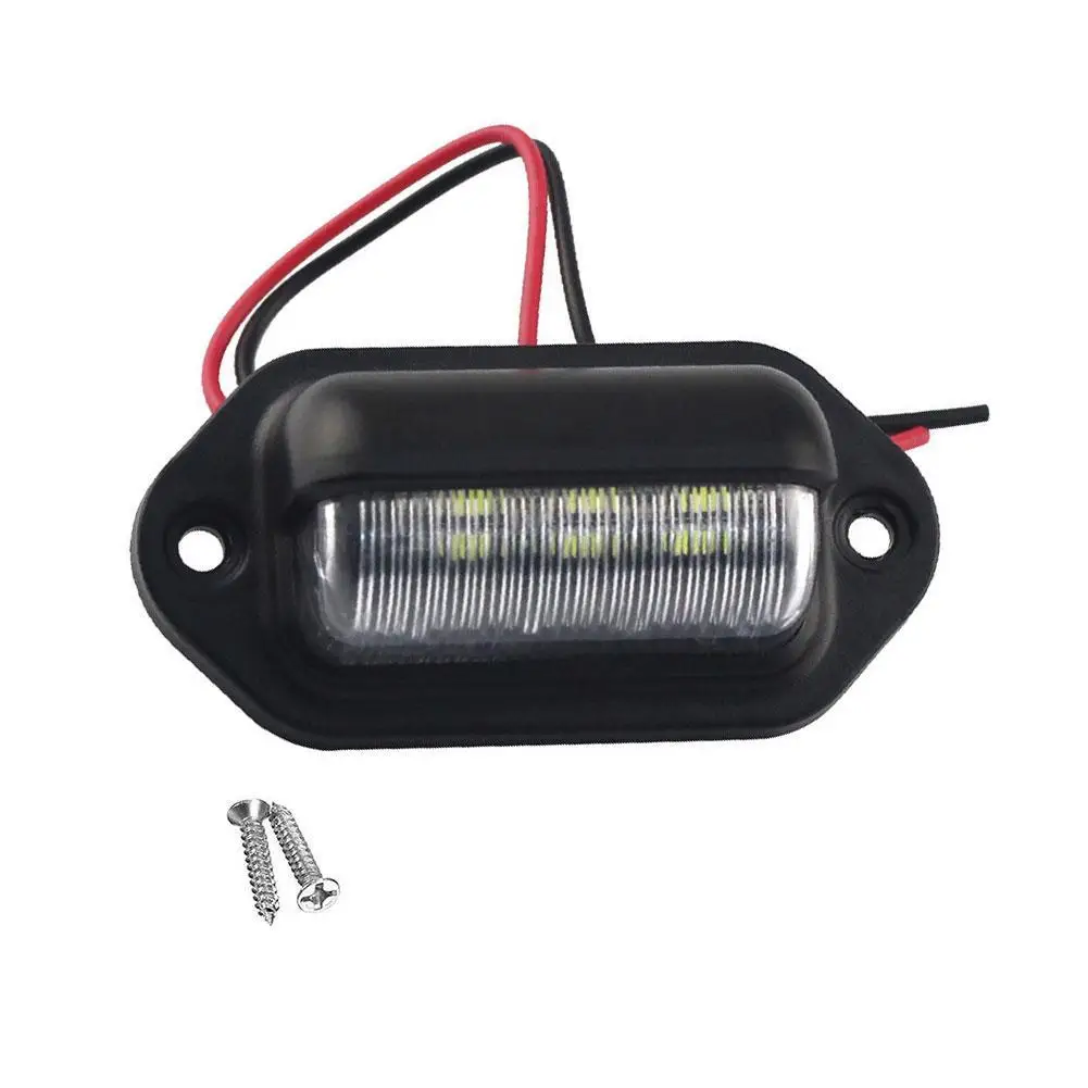 Sporting Car License Number Plate Light 12V 6 LED For SUV Auto RV Truck Trailer  - £23.82 GBP