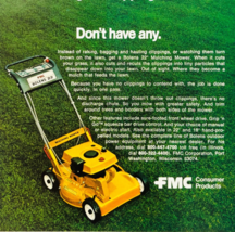 1974 FMC Bolens Mulching Lawn Mower Advertisement Agriculture Vintage DW... - $364.86 MXN