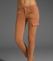 J BRAND Womens Trousers Houlihan Skinny Fit Orange Size 30W 1229VK120 - $80.02