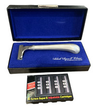 COLLECTIBLE SCHICK SUPER II Classic PEWTER Razor By INTERNATIONAL SILVER!!! - $27.12