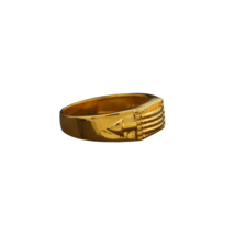 bis 916 seal gold engraved ring size us 12 boss indian online gold jewelry - $1,364.00