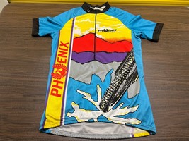 VTG Phoenix Brand Men&#39;s Multicolor Cycling Jersey - Medium - £18.02 GBP