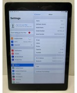 Apple iPad Air 1st Generation Tablet 16GB Wi-Fi 9.7in Space Gray A1474 - $30.63