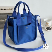 Japanese Korean Canvas Handbags Messenger Bag Simple Versatile Handheld Lunch Ba - £23.56 GBP