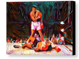 Framed Muhammad Ali Abstract Classic Flight 9X11 Art Print Limited Edition w/COA - £15.09 GBP