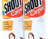 2 Shout Carpet Cleaning Foam Perfect For Large Area Fresh Scent Pet Stai... - £14.84 GBP