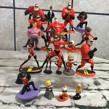 Disney Pixar Incredibles Figures Toys Lot of 21 Assorted Characters - £31.15 GBP