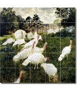 Claude Monet Birds Painting Ceramic Tile Mural BTZ06256 - $343.05 CAD+