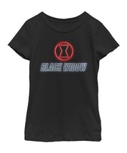 MSRP $17 Fifth Sun Black Widow Black Neon Logo Fitted Tee Size Medium NWOT - £6.81 GBP