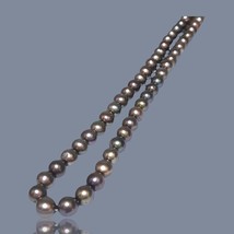 Fabulous 7.5 -8mm Multi Brown Bronze Color Cultured Round Pearl 16&quot; Strand - £45.95 GBP