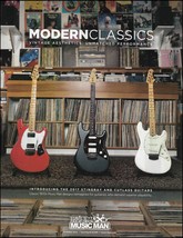 Ernie Ball Music Man 2017 Stingray &amp; Cutlass guitar advertisement ad print - £3.38 GBP