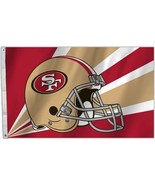 Vintage San Francisco 49ers Helmet Flag 3x5 FT NFL Licensed USA Seller - $39.39 CAD