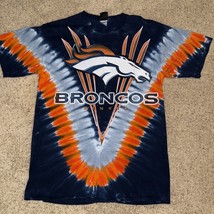 NFL Team ApparelDenver Broncos Tie Dye Graphic T Shirt Mens  Lrg NFL Cotton - $42.52