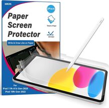 2 PACK Paper Screen Protector for iPad 11th Gen (A16)2025/10th Generatio... - $11.99