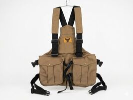Upland Hunting strap vest Waxed water proof canvas Outdoor Camping Survival - $64.35