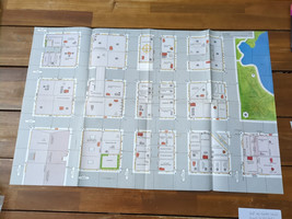 TSR 1985 Marvel Super Heroes RPG Fault Like Map Only - $19.79
