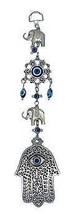 Evil Eye With Hand And Elephants - $22.39