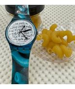 Swatch Watch Blue Pasta GG138 Vintage 1995 - $69.00